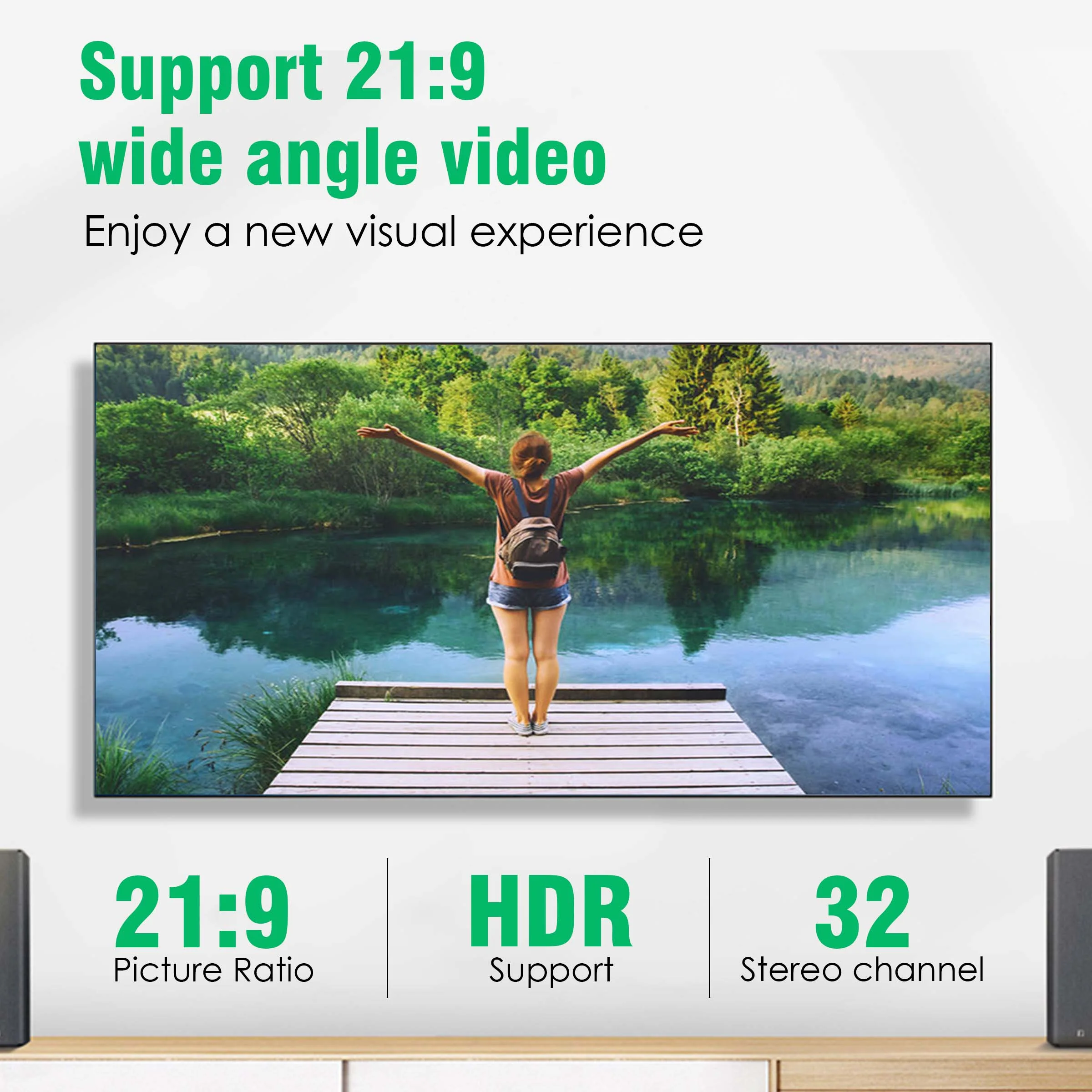 HDMI to HDMI Cable 10 Meters, HDMI 2.0, Premium High Speed, 18Gbps 4K@60Hz Support HDR, 3D, ARC, HDCP 2.2, Cotton Braided HDMI Cord for PS5/PS4/Xbox/Apple TV/Projector - Image 5