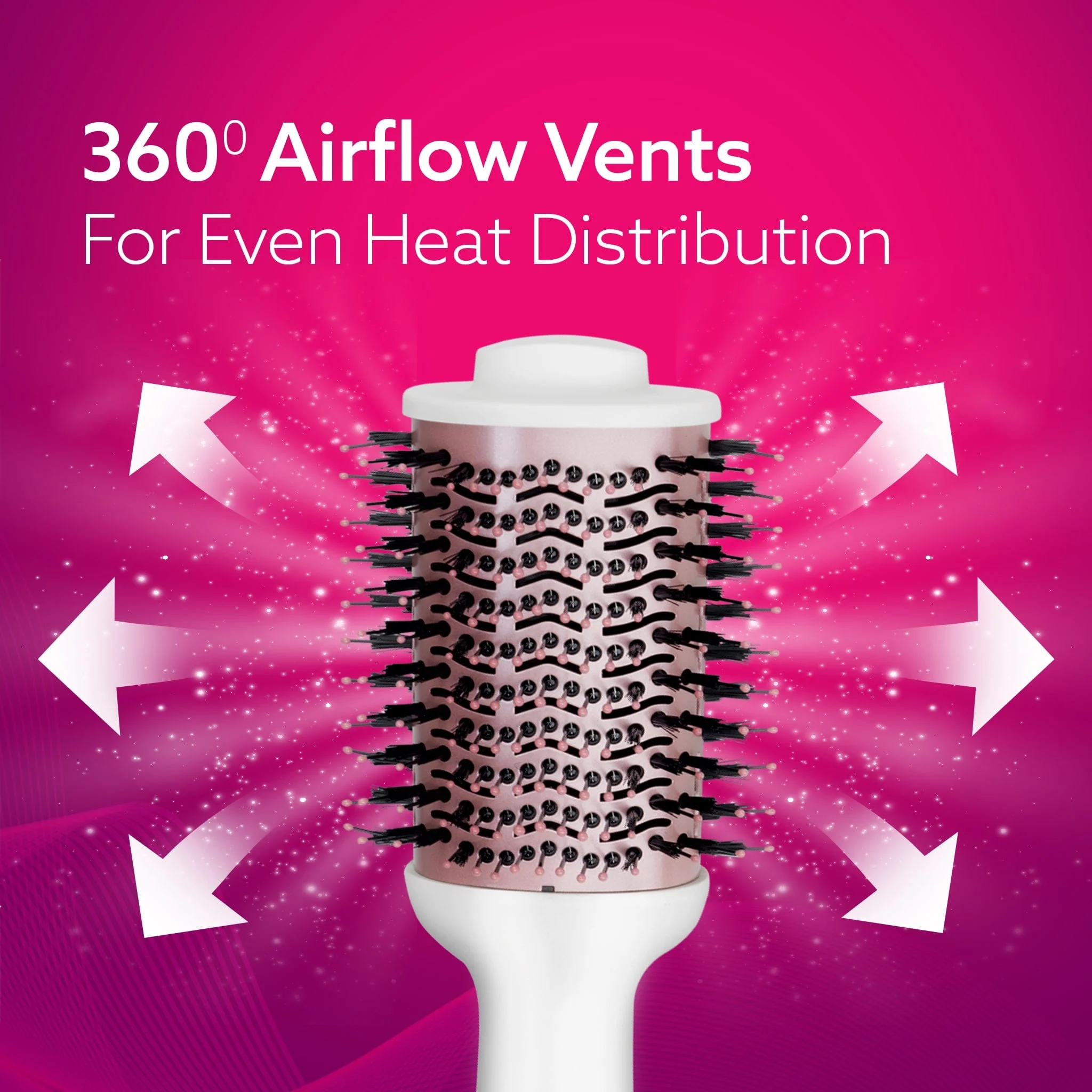 HV2179 Hot Air Brush for Hair, Blow Dryer Brush, Volumizer & Styler, 360° Airflow Vent, Oval Barrel for Hair Volume, Charcoal Bristles, Ceramic Coating Brushing Head, 1200W - Image 11
